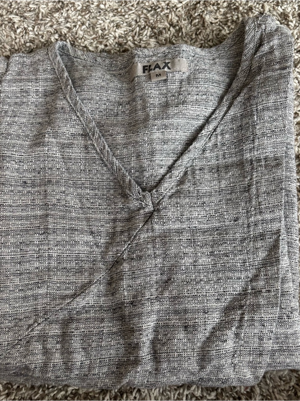 Taupe women boho FLAX  European linen Sleeveless Vest medium mint Lagenlook